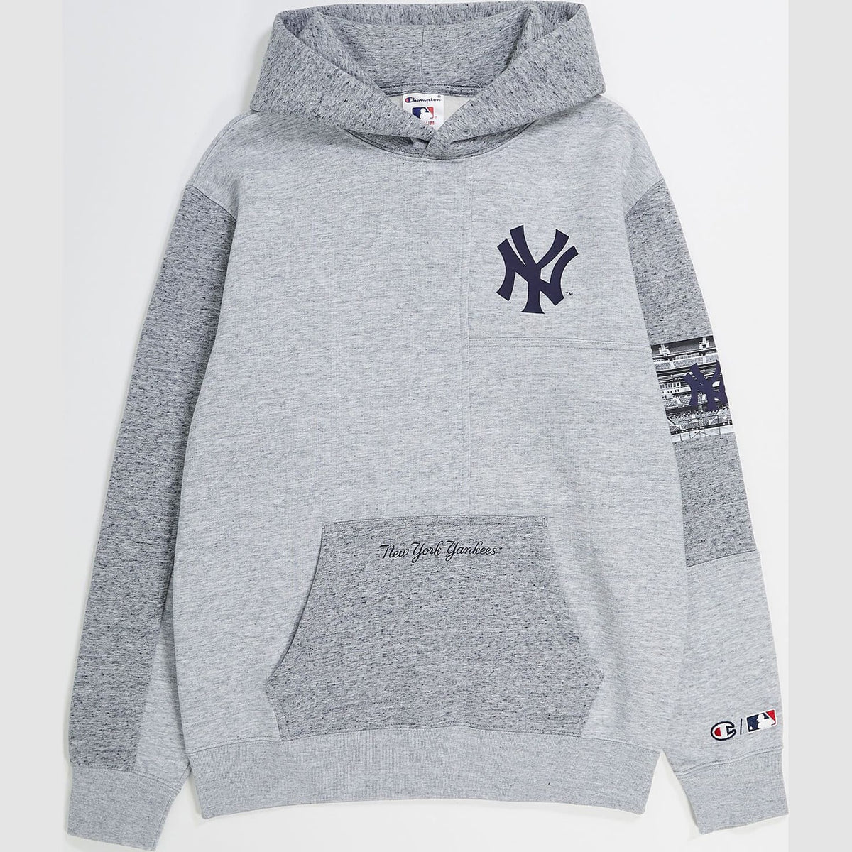 Champion MLB NEW YORK YANKEES INFILL HOODIE - Hoodie - grey