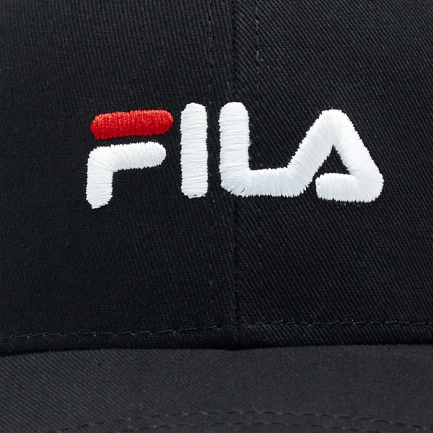 Šiltovka Fila BRASOV 6 panel linear logo čierna