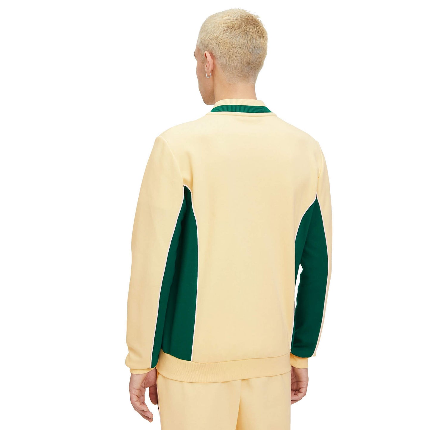 Tepláková bunda Fila SETTANTA track jacket French Vanilla-Aventurine krémová/zelená