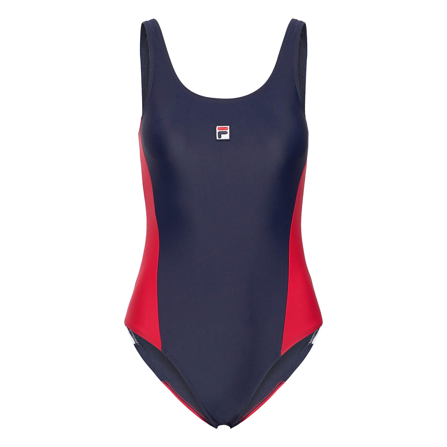 FILA SATURNIA swimsuit True Red-Black Iris-Bright White