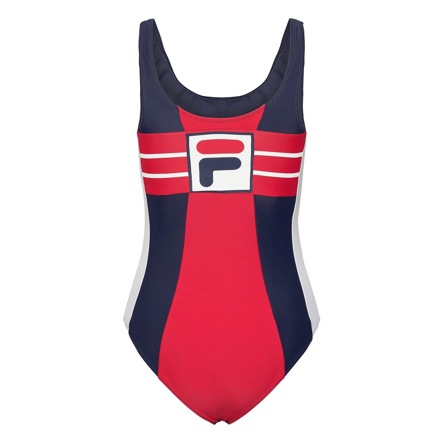 FILA SATURNIA swimsuit True Red-Black Iris-Bright White