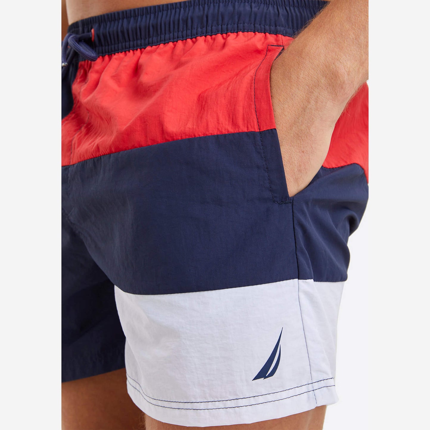 Plavecké šortky Nautica Maze 4'' Swim Short B&T tmavo modré