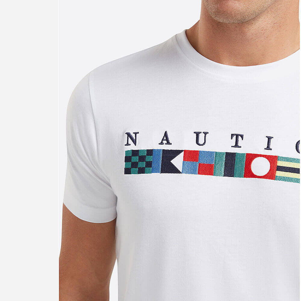 Nautica Fortis T-Shirt B&T White