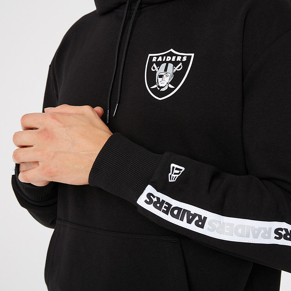 Pánska mikina s kapucňou New Era NFL Oakland Raiders (Las Vegas Raiders) Sweatshirt čierna