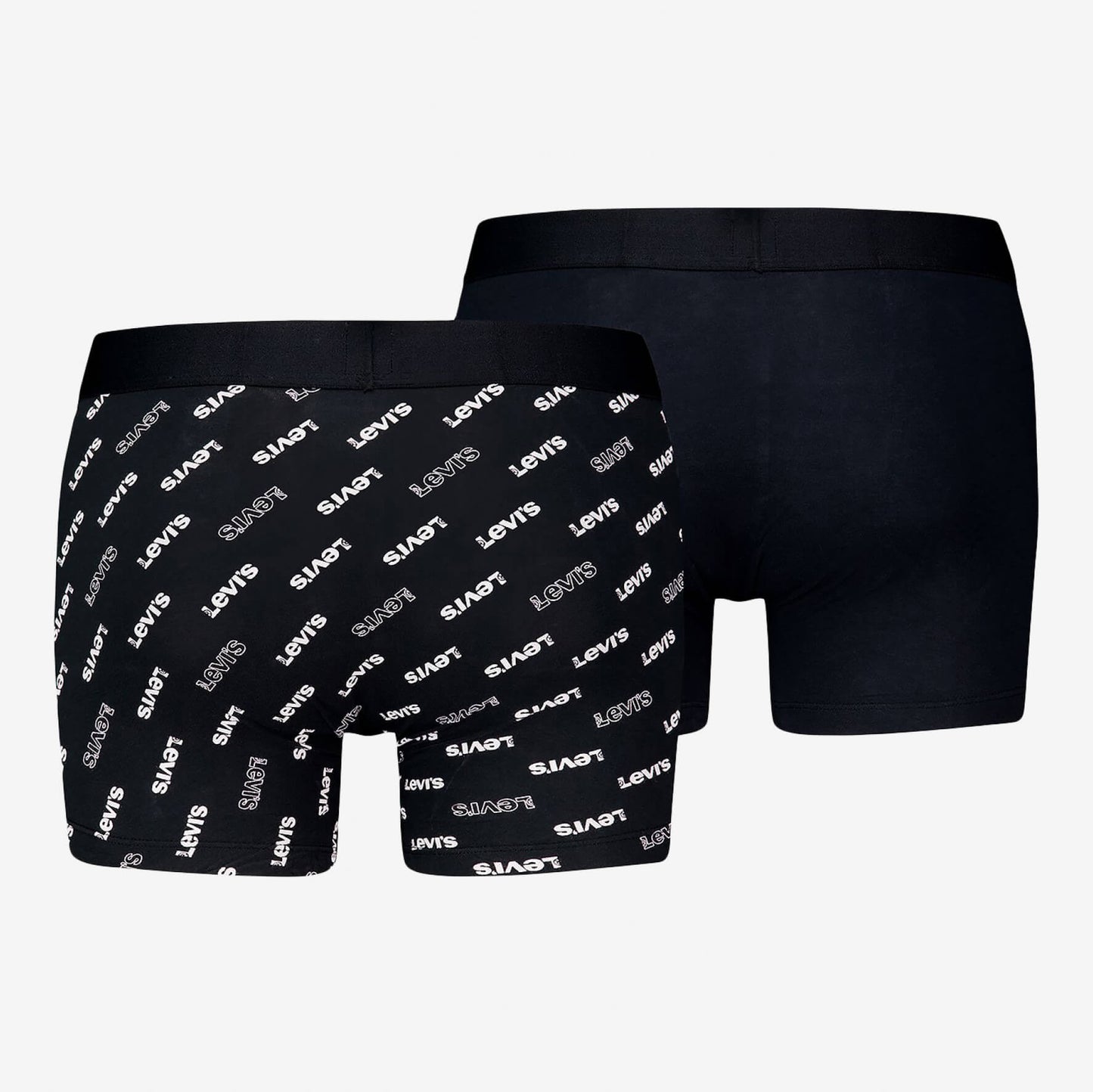 Súprava 2 kusov boxeriek Levi's® Logo Aop Boxer Brief Organic Co 2P čierne