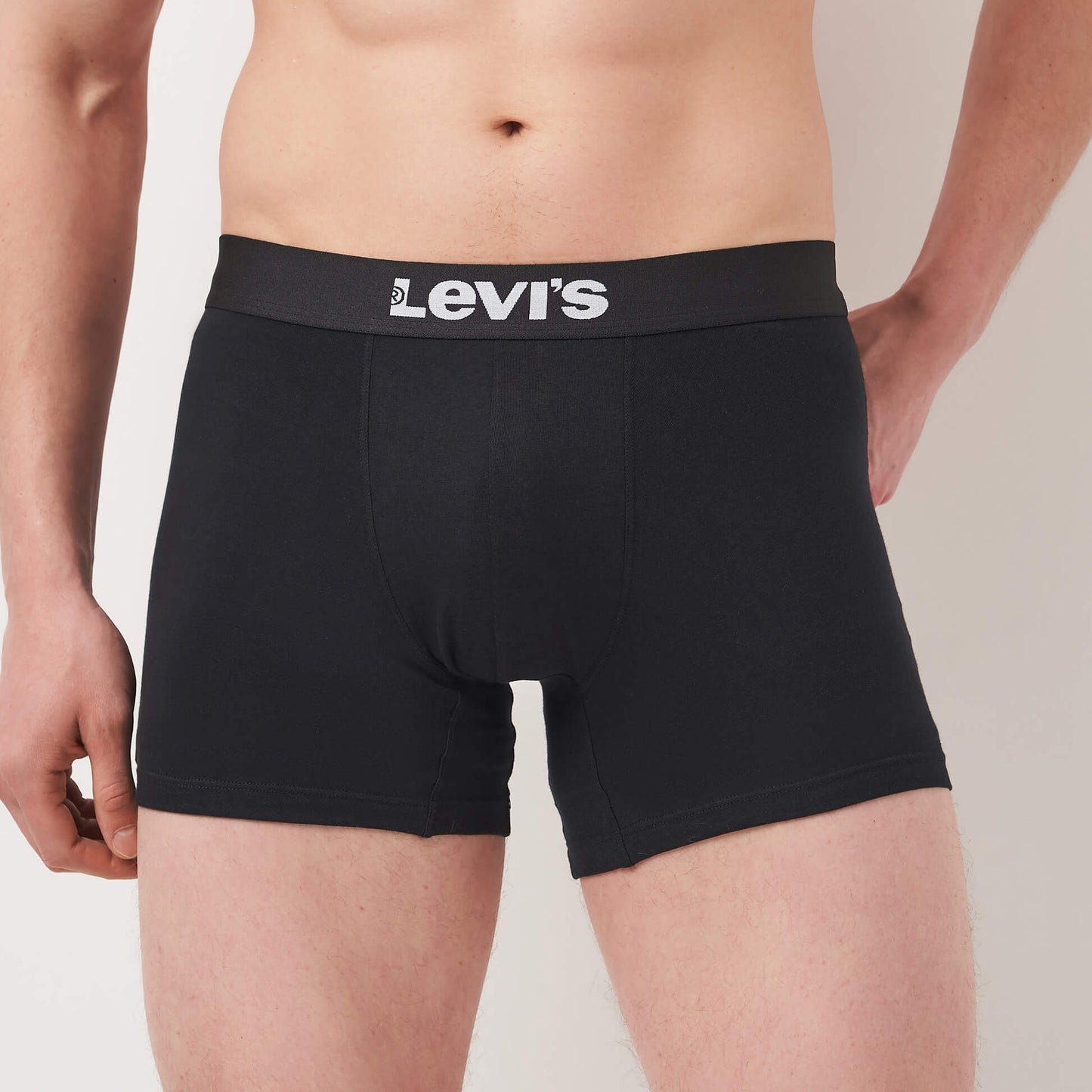 Súprava 2 kusov boxeriek Levi's® Logo Aop Boxer Brief Organic Co 2P čierne