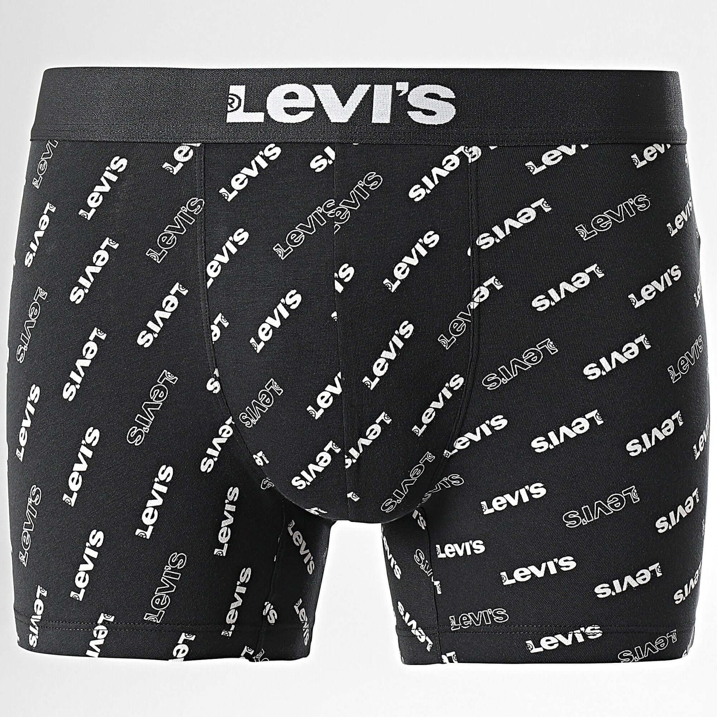 Súprava 2 kusov boxeriek Levi's® Logo Aop Boxer Brief Organic Co 2P čierne