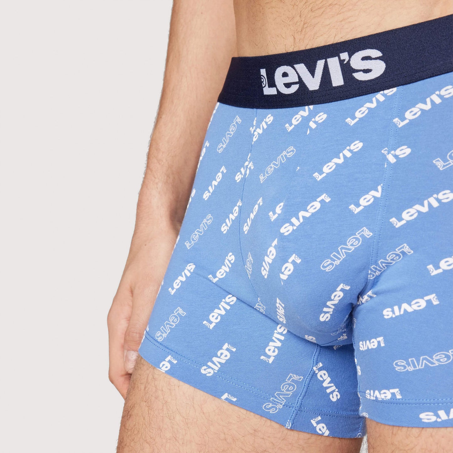 Súprava 2 kusov boxeriek Levi's® Logo Aop Boxer Brief Organic Co 2P modré