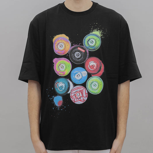 Sprayground Spray Paint Over T-Shirt Black