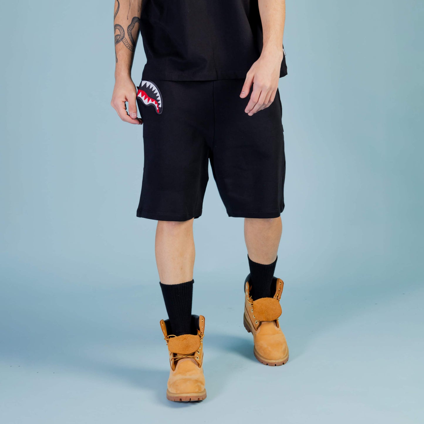 Sprayground Label Shark Pants Black