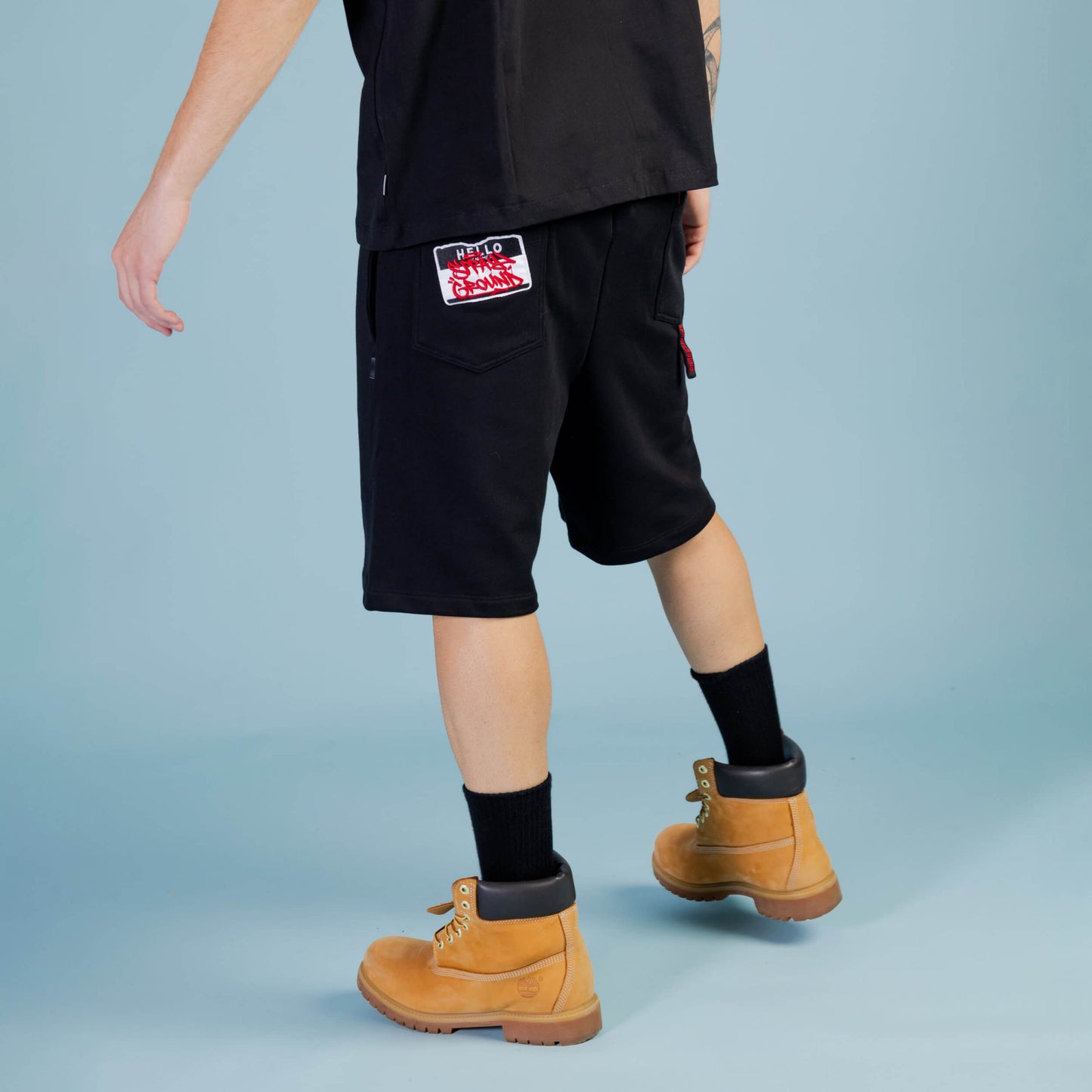 Sprayground Label Shark Pants Black