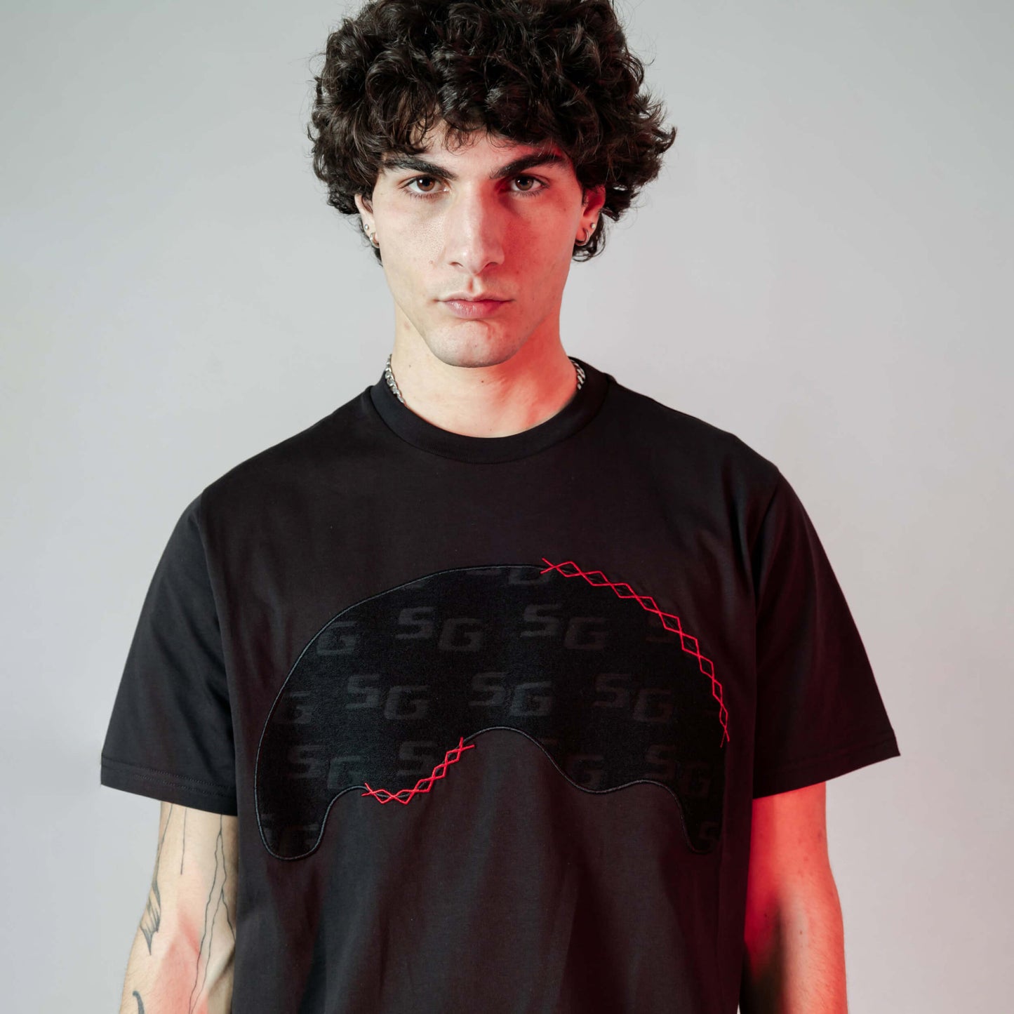 Sprayground Jacquard Insert Tshirt Black