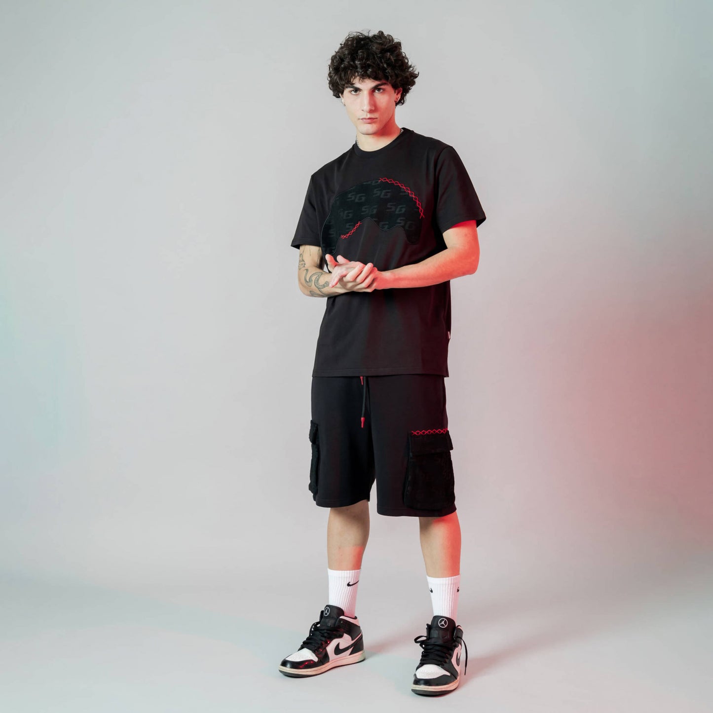 Sprayground Jacquard Insert Tshirt Black