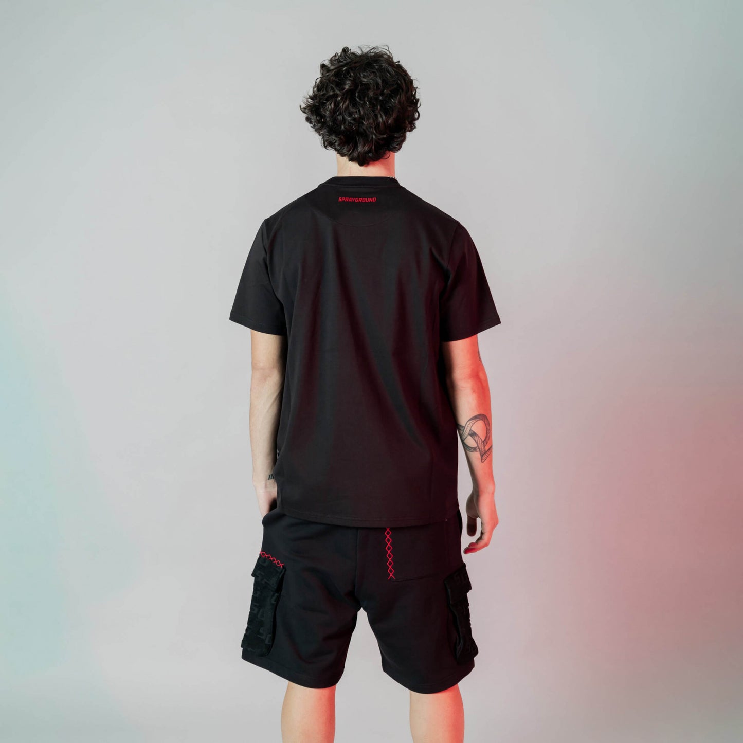 Sprayground Jacquard Insert Tshirt Black