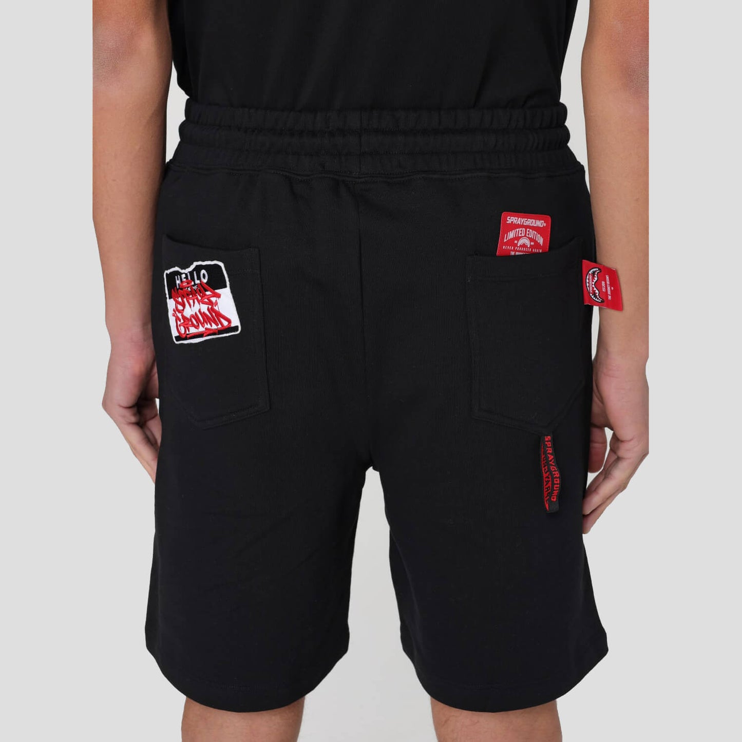 Sprayground Label Shark Pants Black