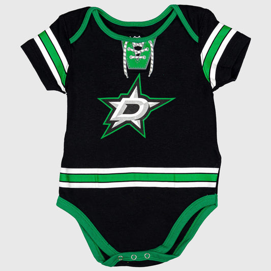 Outer Stuff Nhl Hockey Pro Creeper Plain Back Dallas Stars Black