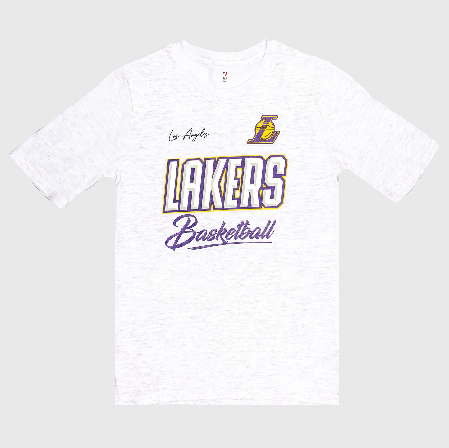 Outer Stuff Nba Court Vs Track Ctn Tee Los Angeles Lakers Grey