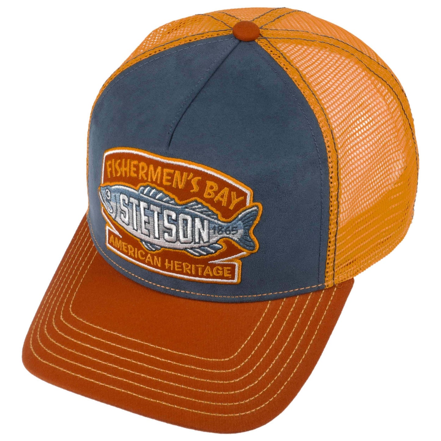 Stetson Trucker Cap Fishermen´s Bay blue/red