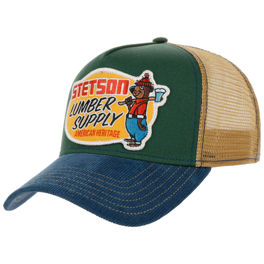 Stetson Trucker Cap Lumber Supply denim/green