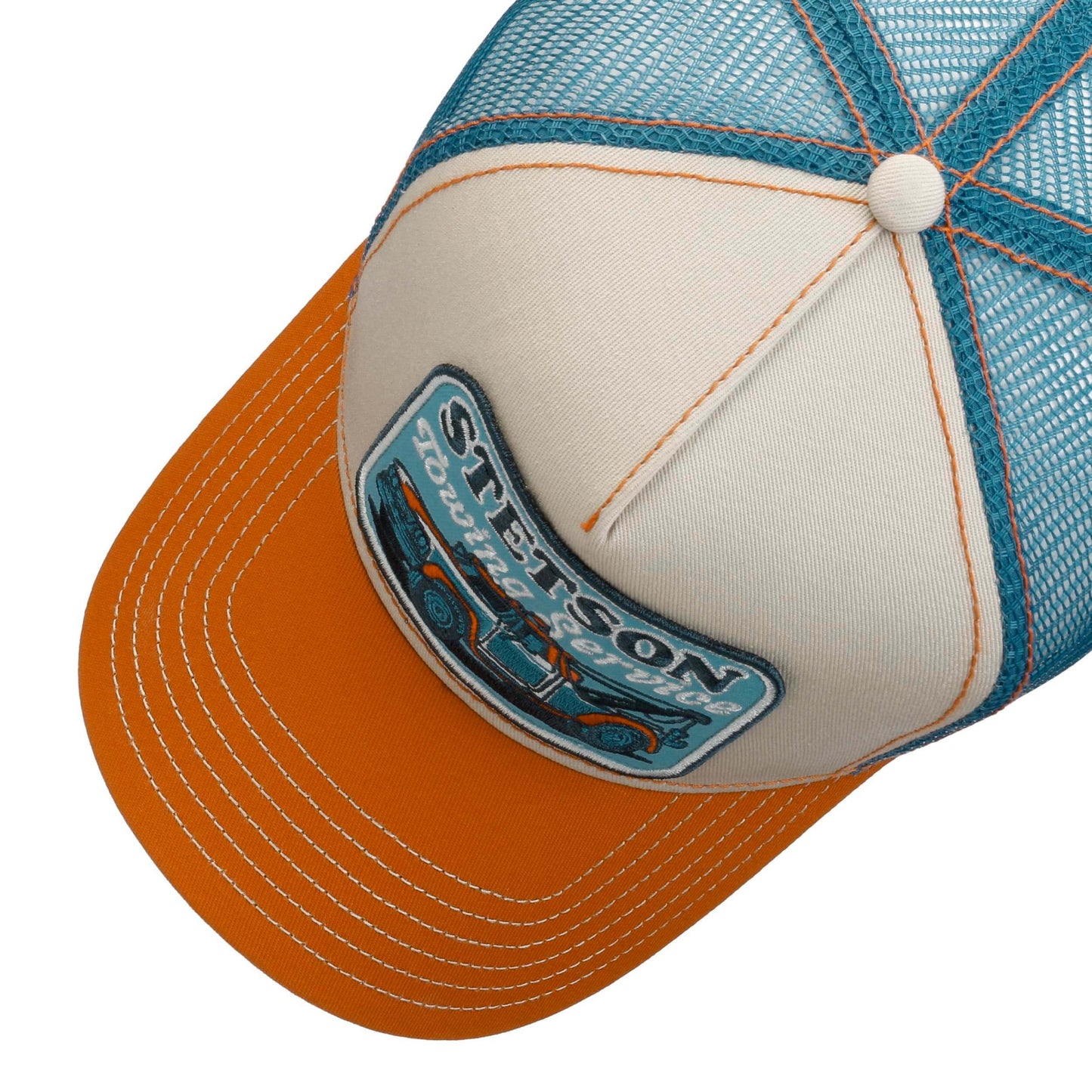 Stetson Trucker Cap Stetson's Garage orange/sand