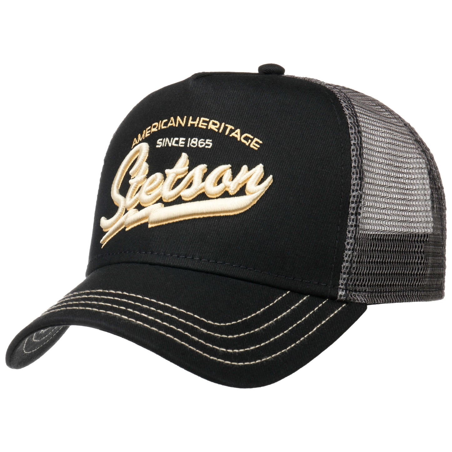 Stetson Trucker Cap American Heritage Classic black