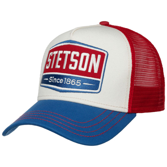 Stetson Trucker Cap Gasoline blue/white