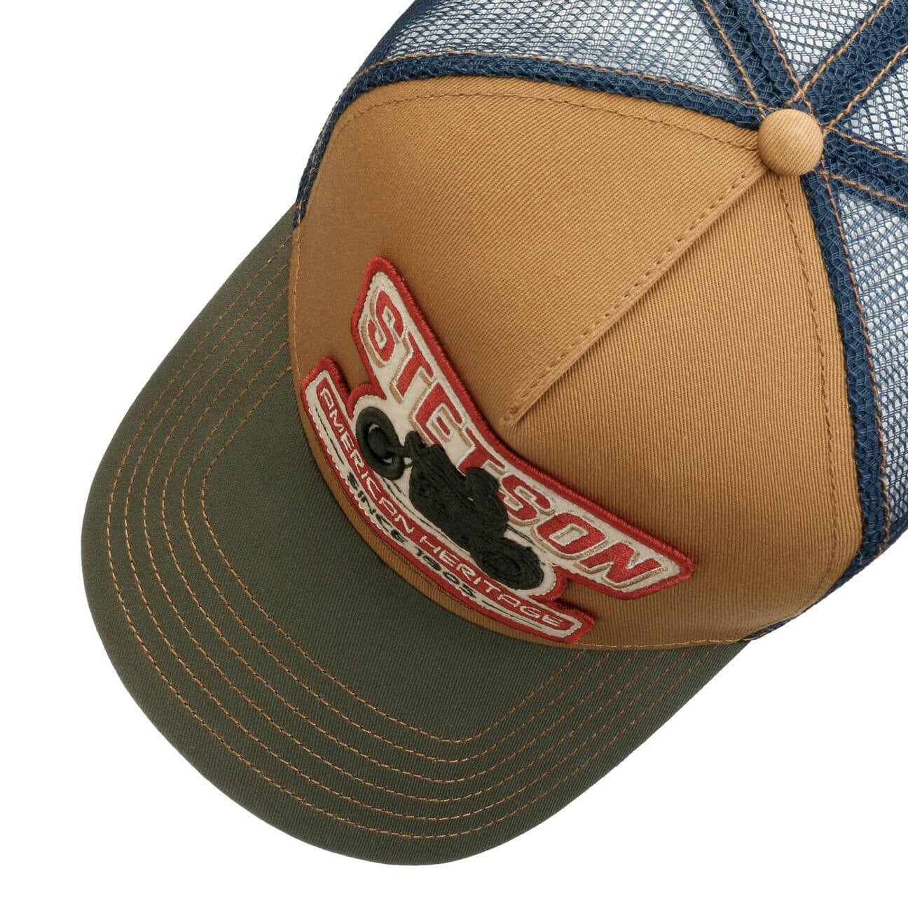 Stetson Trucker Cap Motorcycle beige/olive