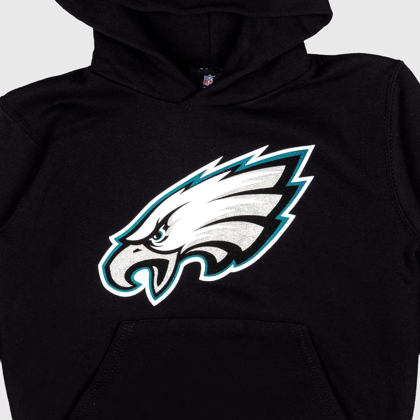 Detská mikina s kapucňou Outerstuff NFL Primary Logo Hoody Eagles čierna