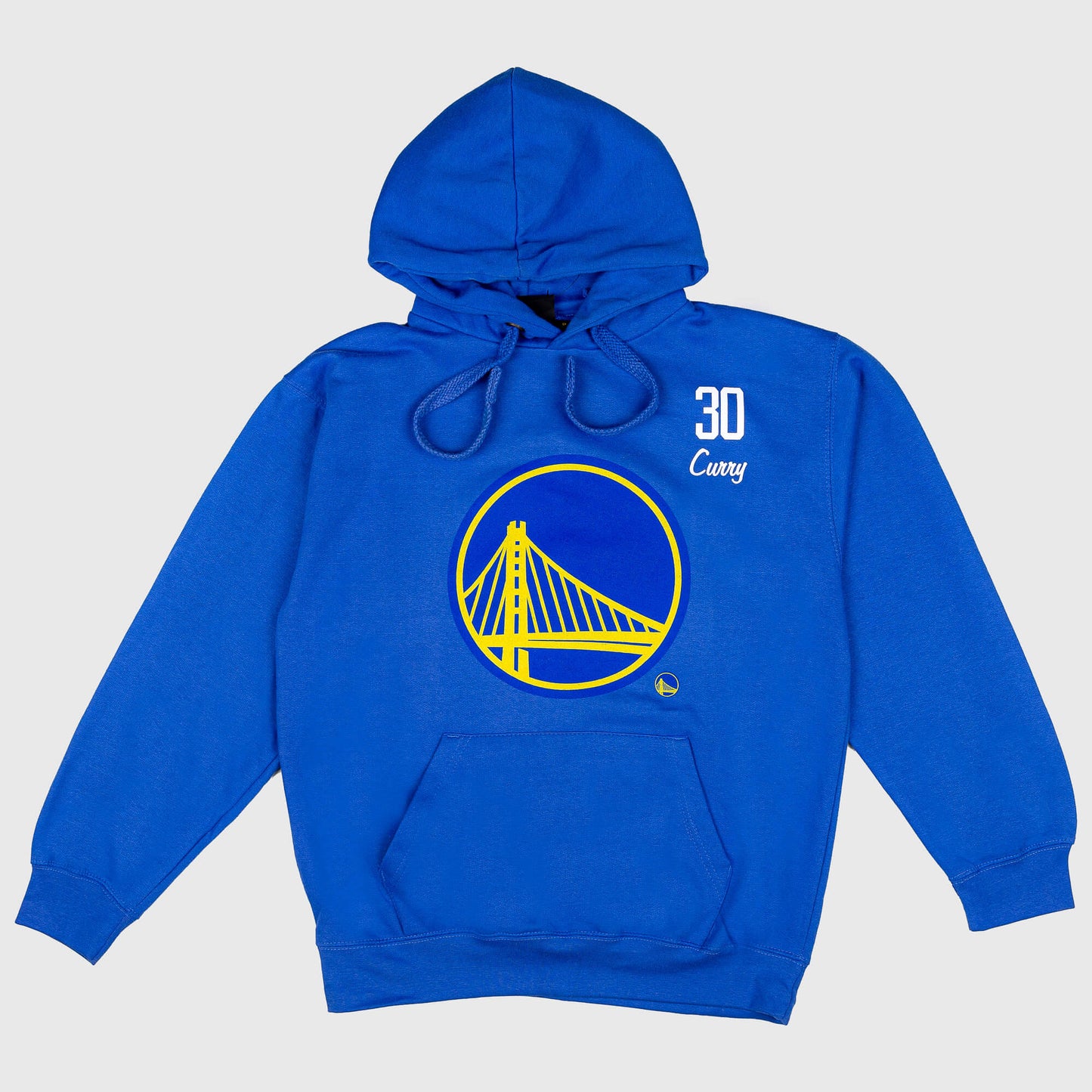 Mikina s kapucňou Outer Stuff NBA Distressed Player Hood Golden State Warriors Stephen Curry modrá