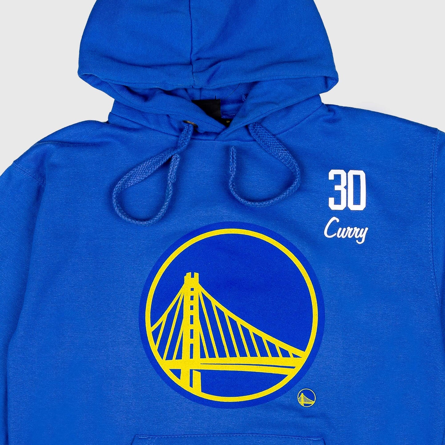 Mikina s kapucňou Outer Stuff NBA Distressed Player Hood Golden State Warriors Stephen Curry modrá