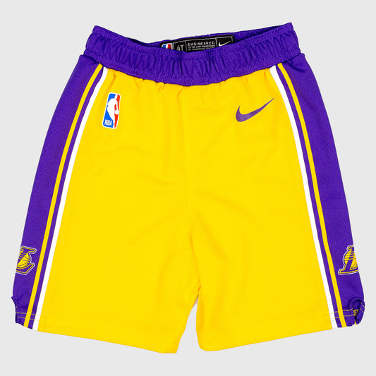 Nike Icon Replica Short Los Angeles Lakers Yellow/Purple