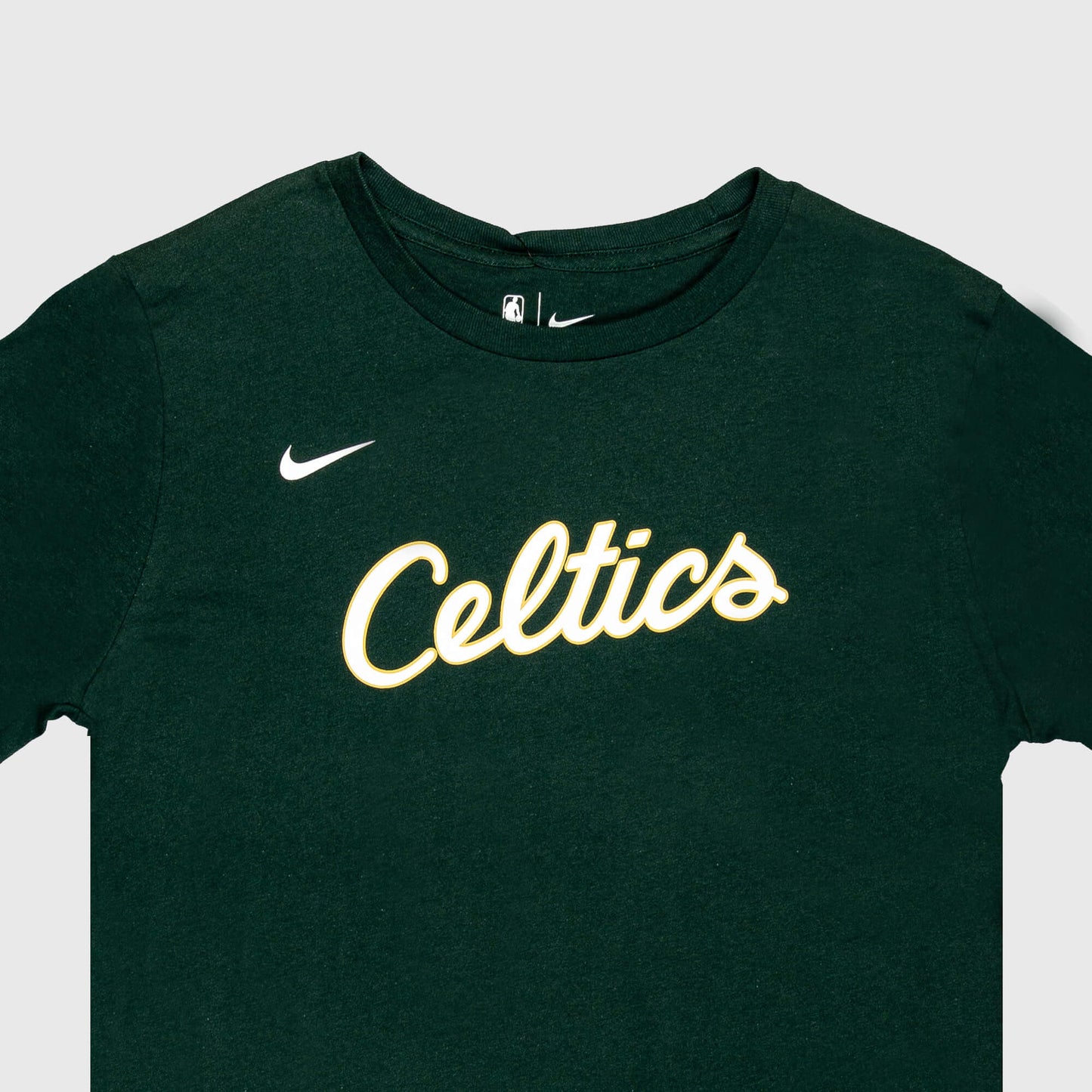 Nike Essential Logo Slub Ss Tee Boston Celtics Dark Green