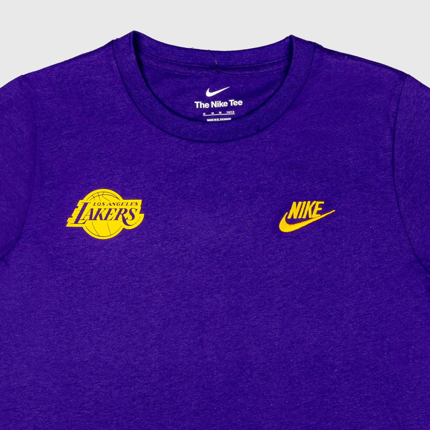 Nike Nba Nk Essential Ss Club Tee - 8-20 Los Angeles Lakers Purple/Yellow