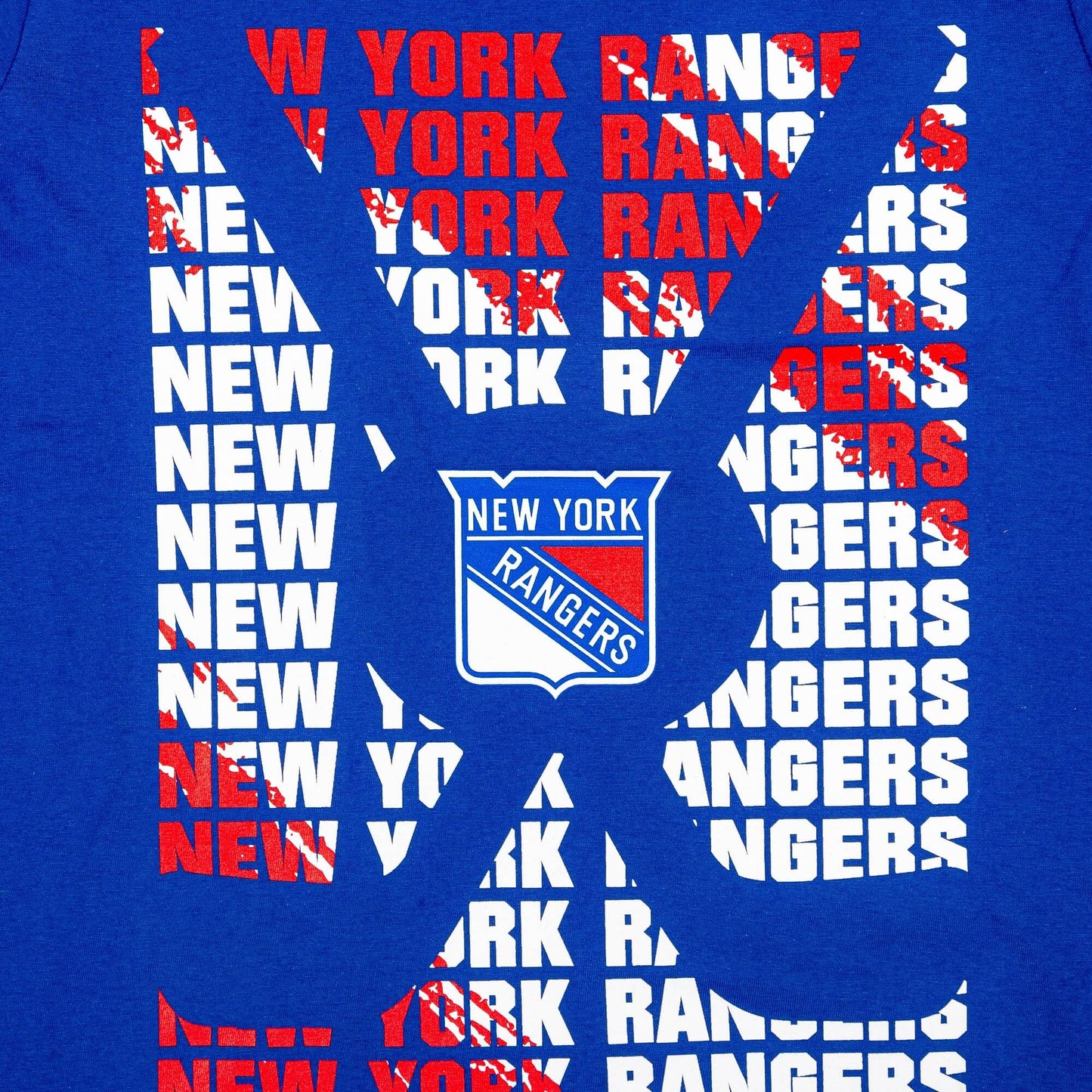 Outer Stuff Nhl Box Ss Ctn Tee New York Rangers Blue