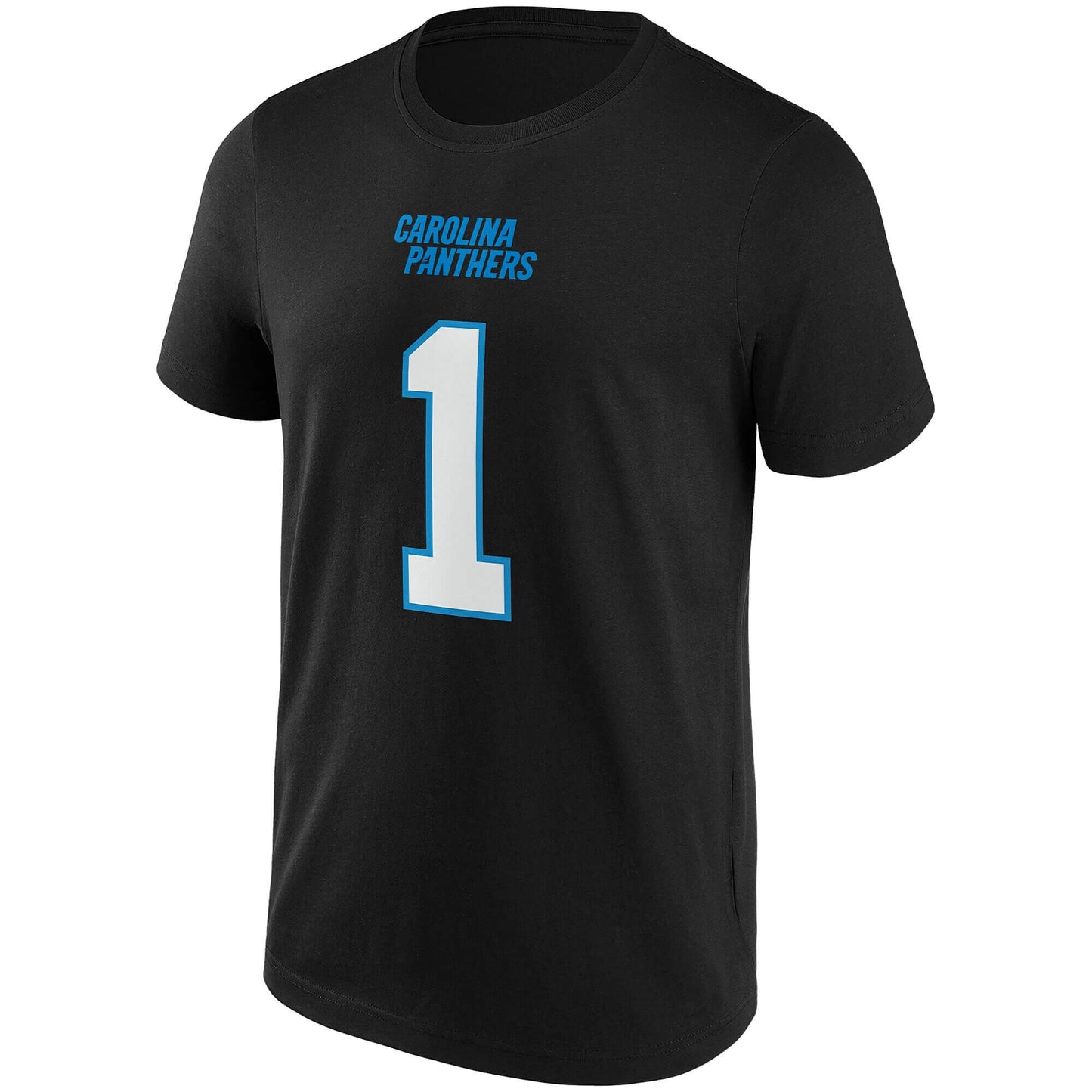 Fanatics Nfl Iconic Name & Number Graphic T-Shirt Carolina Panthers Black