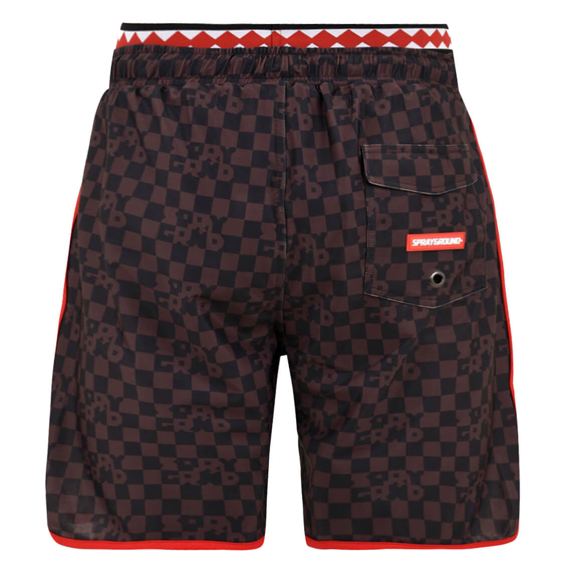 Sprayground Checkered Midi Brown