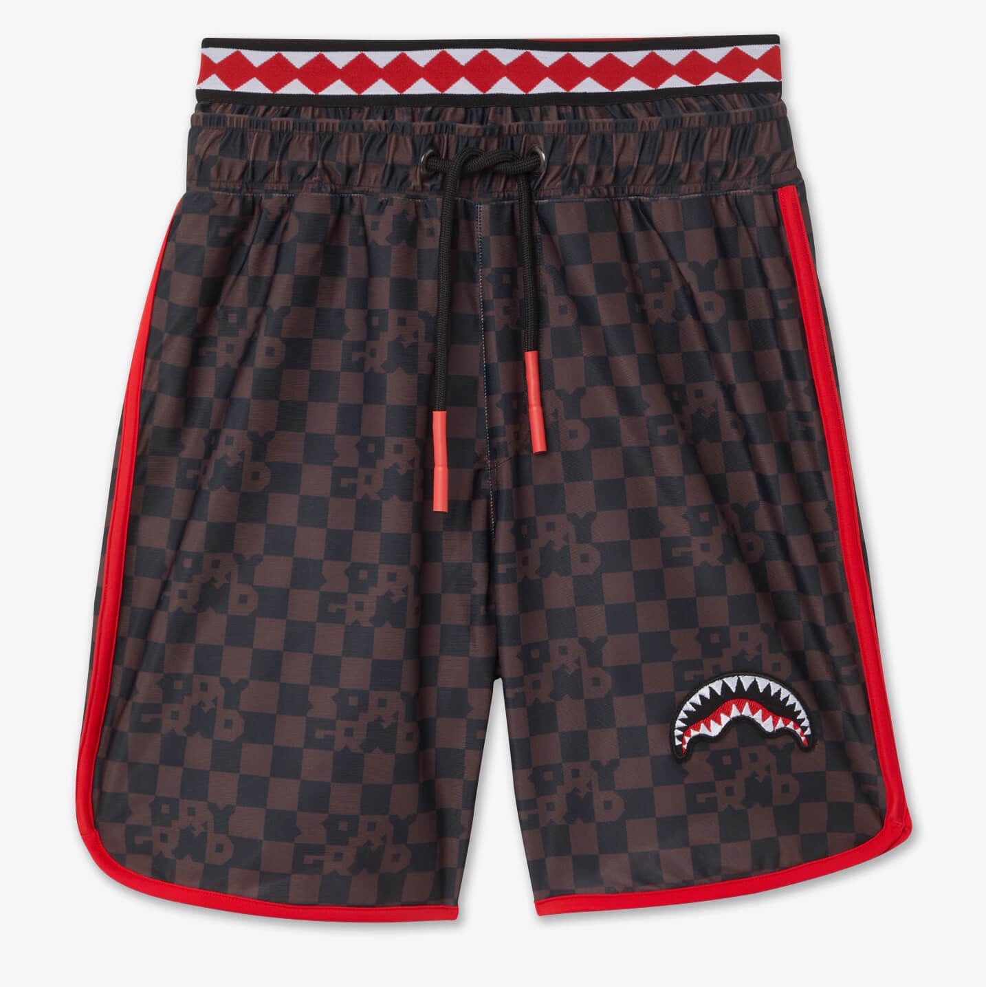 Sprayground Checkered Midi Brown