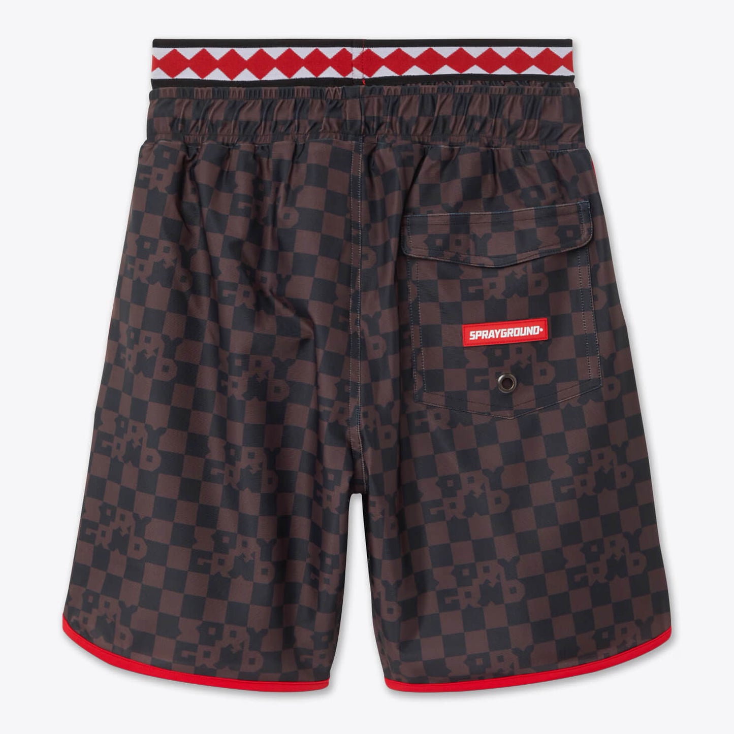 Sprayground Checkered Midi Brown