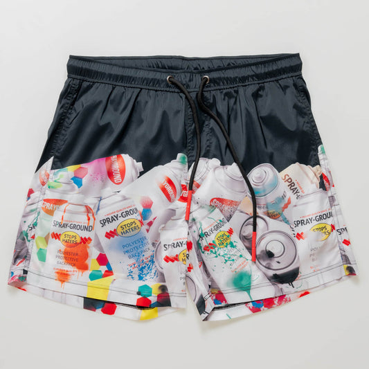 Plavecké šortky Sprayground Spray Paint Swim Trunks čierne