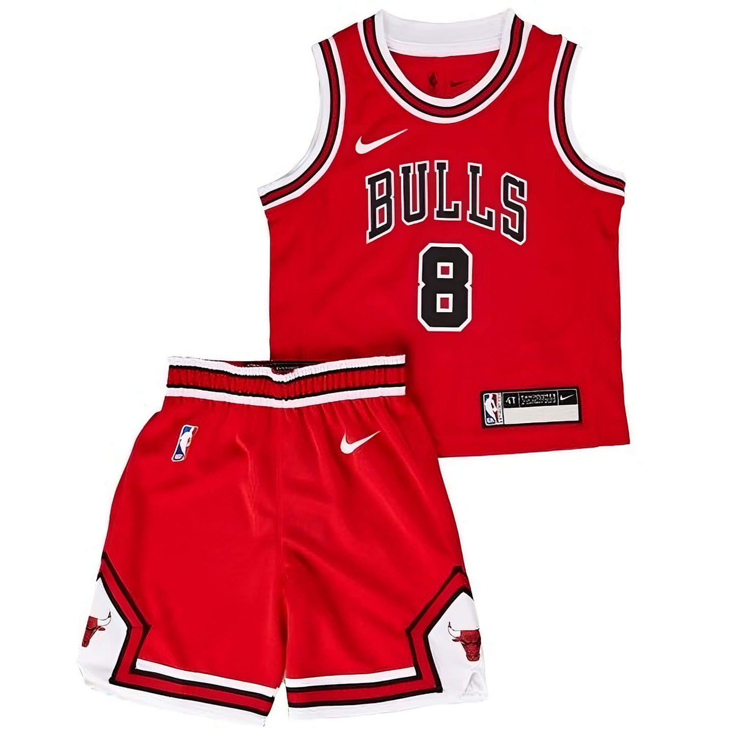 Basketbalový dres a šortky NIKE NBA REPLICA BOX SET - B4-7 CHICAGO BULLS LAVINE ZACH červený