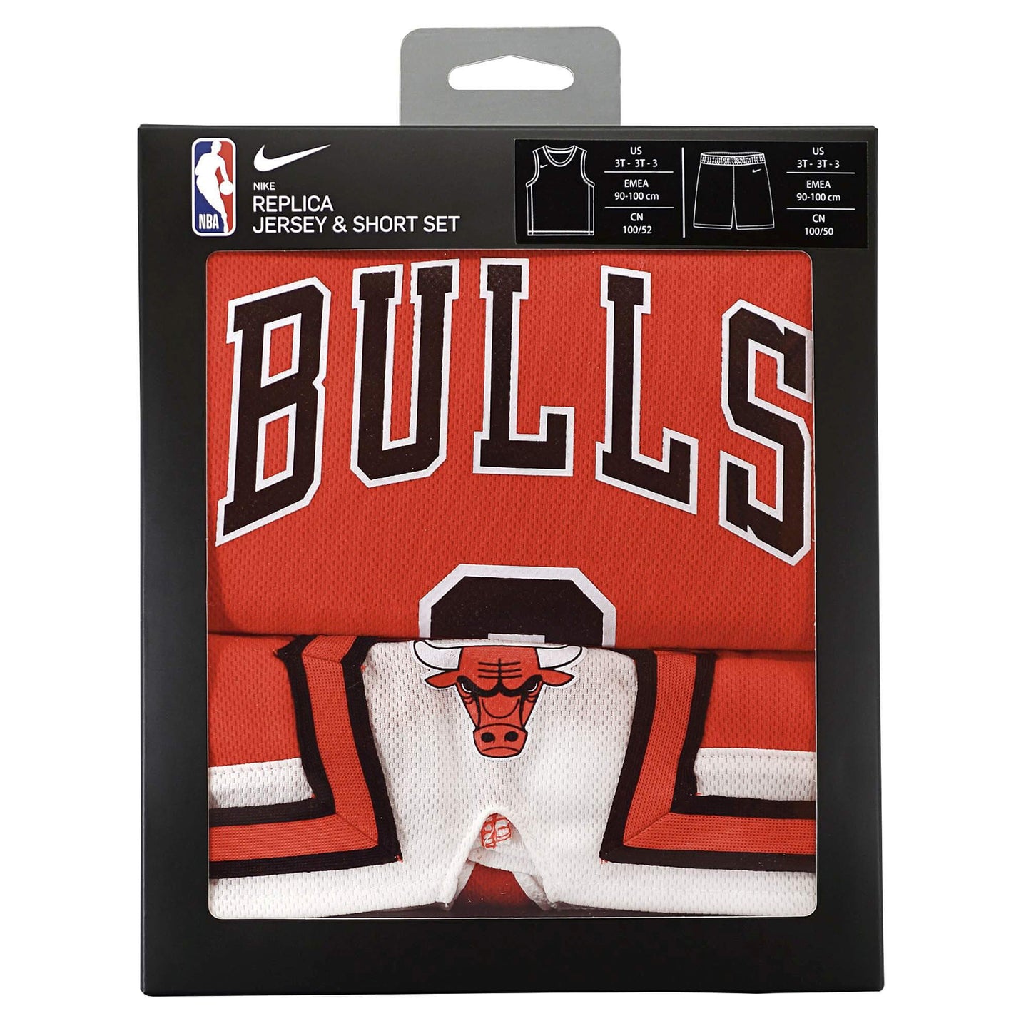 Basketbalový dres a šortky NIKE NBA REPLICA BOX SET - B4-7 CHICAGO BULLS LAVINE ZACH červený