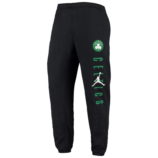 Detské tepláky NIKE JORDAN NBA YA NK PANT FLC CTS STMT - B8-20 (pre deti 8-20 rokov) BOSTON CELTICS čierne