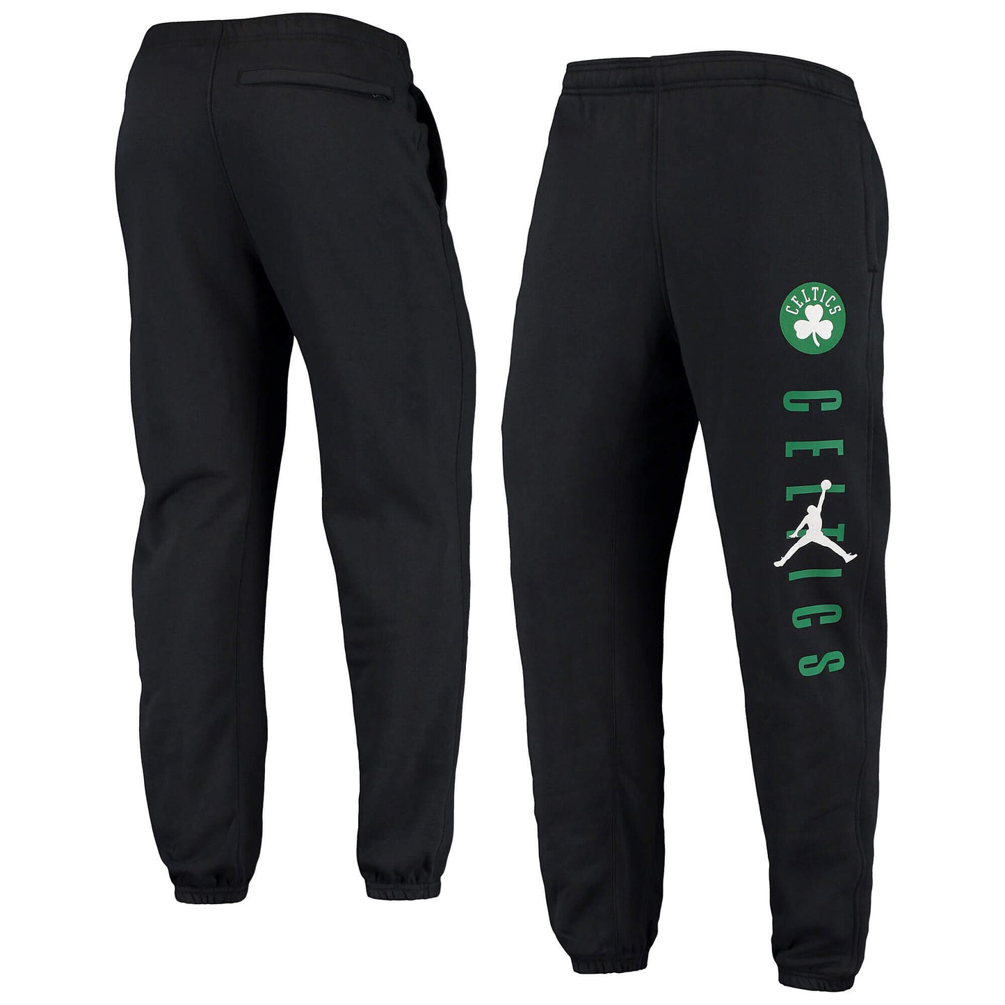 Detské tepláky NIKE JORDAN NBA YA NK PANT FLC CTS STMT - B8-20 (pre deti 8-20 rokov) BOSTON CELTICS čierne