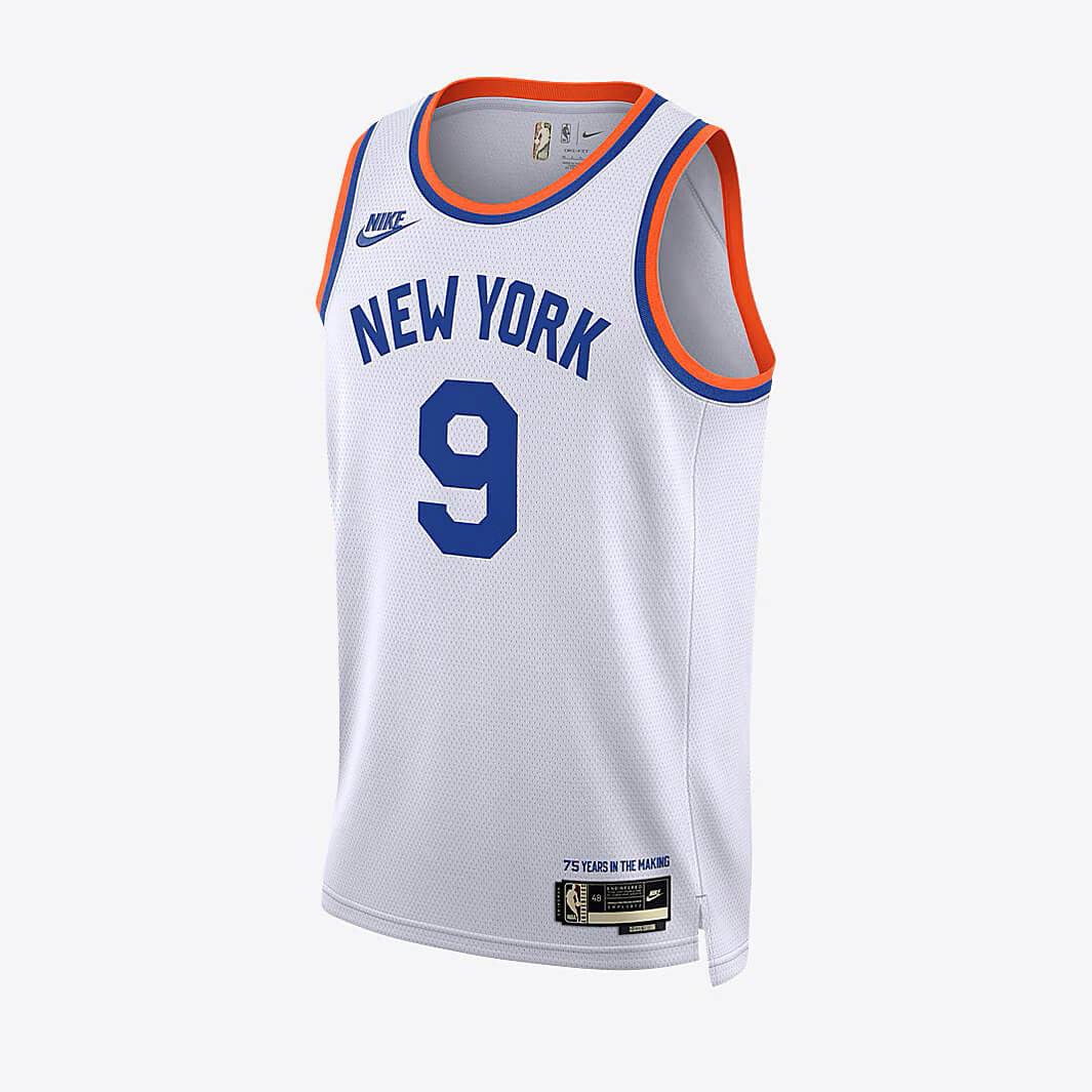 Detský basketbalový dres NIKE NBA BOYS YEAR ZERO SWINGMAN JERSEY NEW YORK KNICKS - RJ Barrett biely