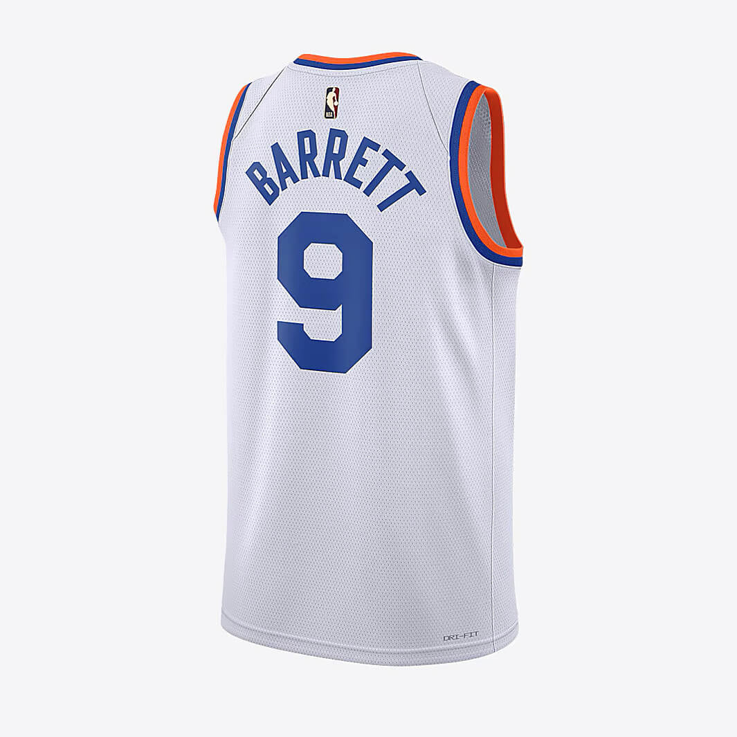 Detský basketbalový dres NIKE NBA BOYS YEAR ZERO SWINGMAN JERSEY NEW YORK KNICKS - RJ Barrett biely