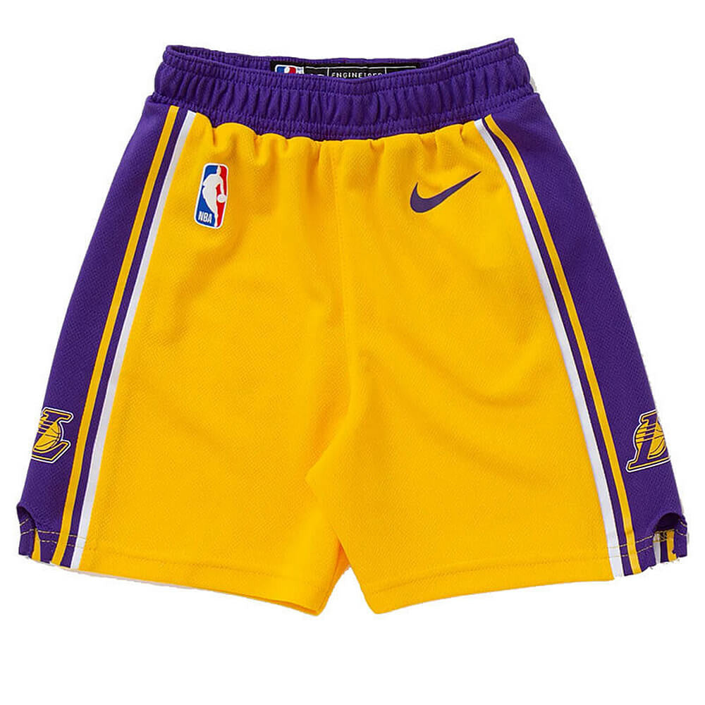 Basketbalové šortky Nike NBA Icon Replica Short Los Angeles Lakers žltá/fialová