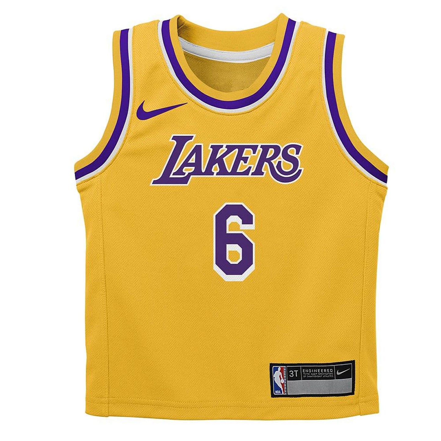 D Basketbalový dres a šortky Nike Replica Icon NBA Jersey Box Set - 4-7Y - La Lakers LeBron James žltý