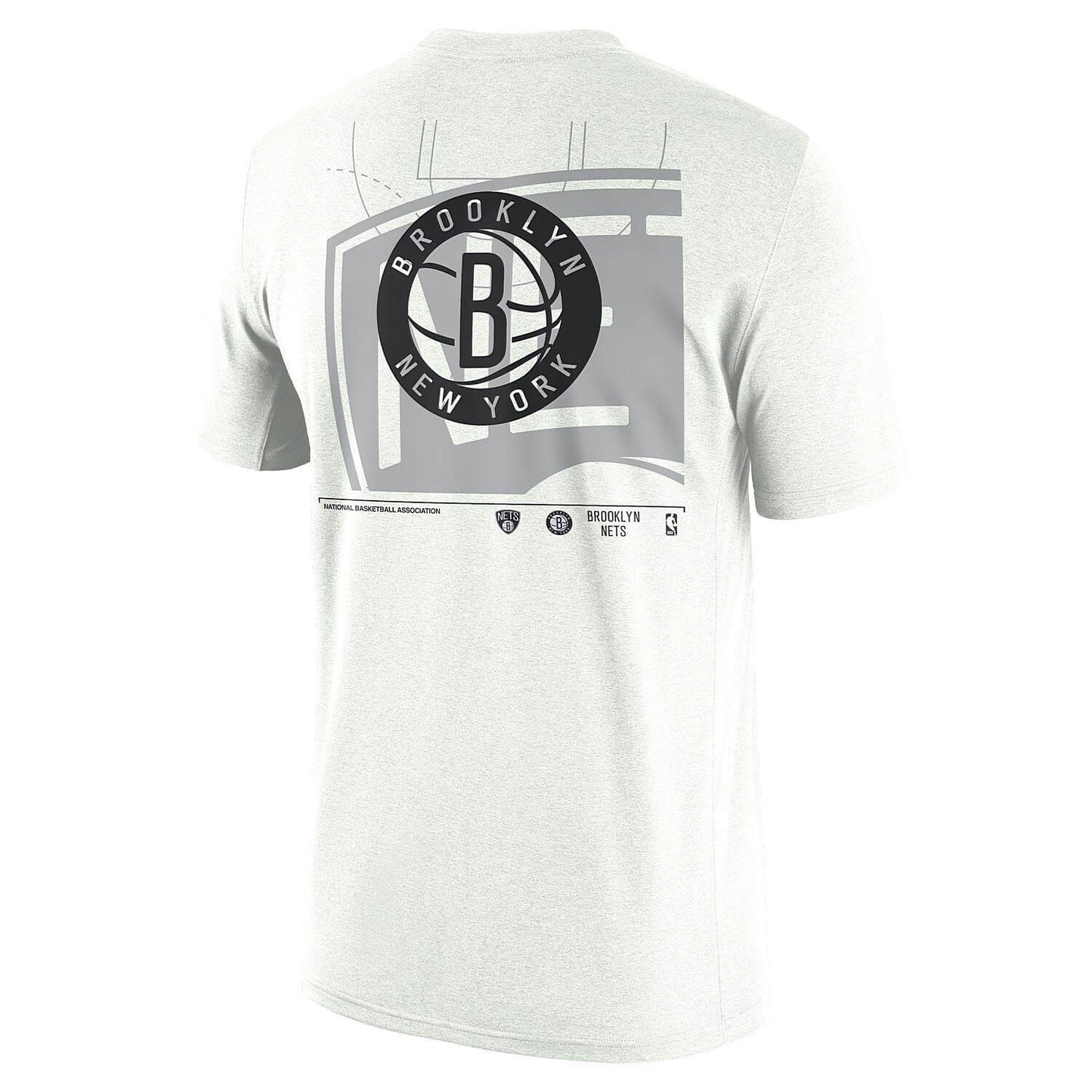 Nike Nba Nk Essential Bp Ss Tee - 8-20 Brooklyn Nets White