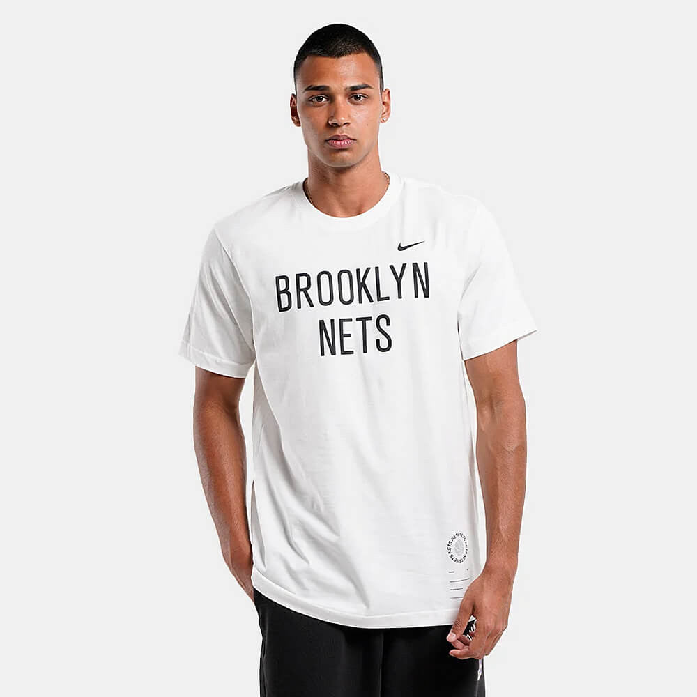 Nike Nba Nk Essential Bp Ss Tee - 8-20 Brooklyn Nets White