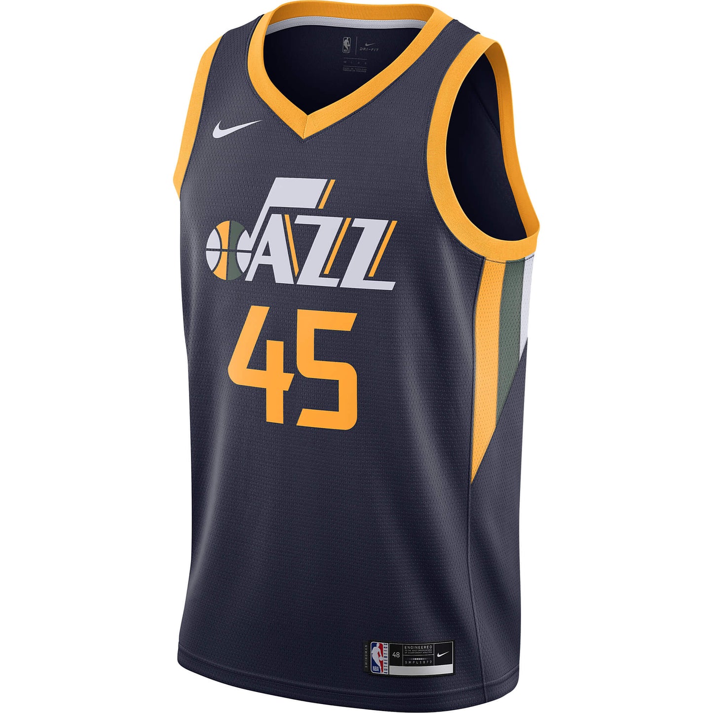 Detský basketbalový dres Nike NBA Swingman Icon Jersey Player Utah Jazz Donovan Mitchell tmavomodrý